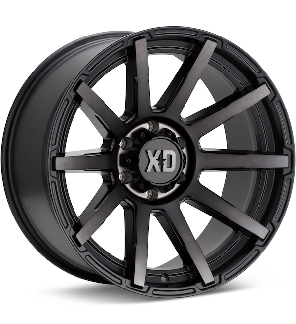 XD Wheels XD847 Outbreak Black Machined w/Grey Tint wheel for sale