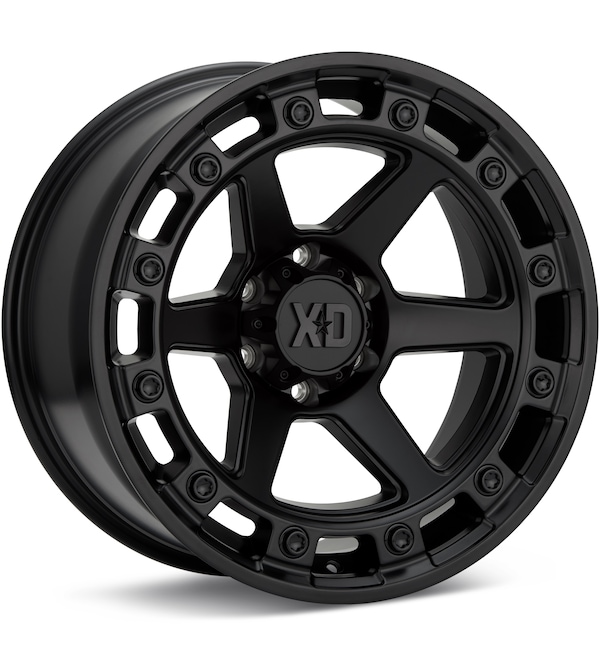 XD Wheels XD862 Raid Satin Black wheel image