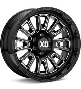 XD Wheels XD864 Rover Gloss Black w/Milled Accent wheel image