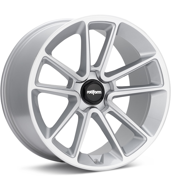 rotiform BTL Gloss Silver Machined w/Clear wheel image