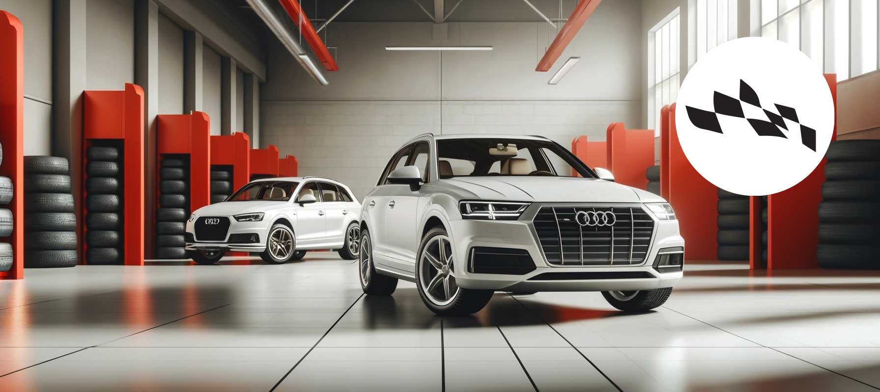 Audi tire warehouse image