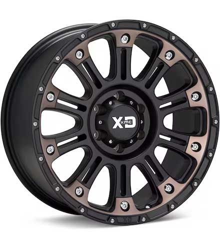 XD Wheels Xd829 Black Machined W/Dark Tint Wheel image